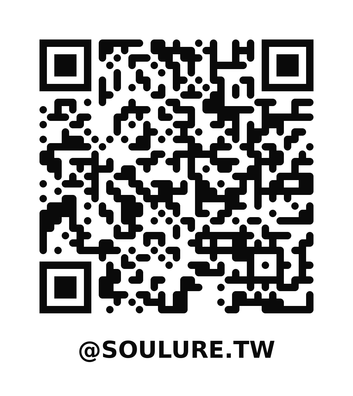 SOULURE Instagram QR · @soulure.tw